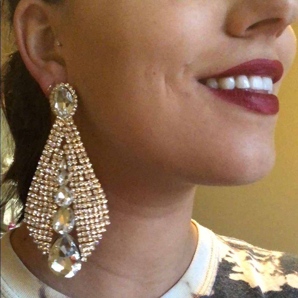 Gold Fashion Earrings